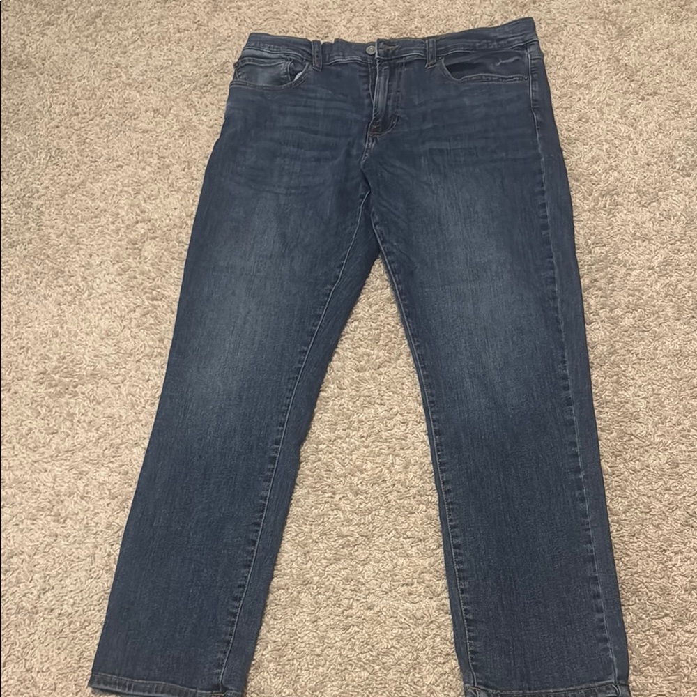 Lucky Brand Blue Straight Jeans Classic Everyday Style 34x32